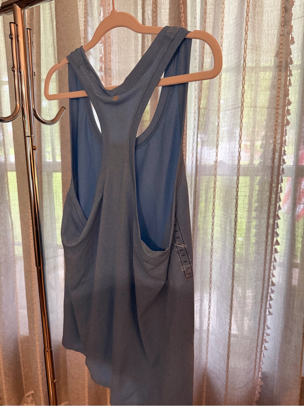 Calla Light Blue Racerback Tank - Picture 4 of 5